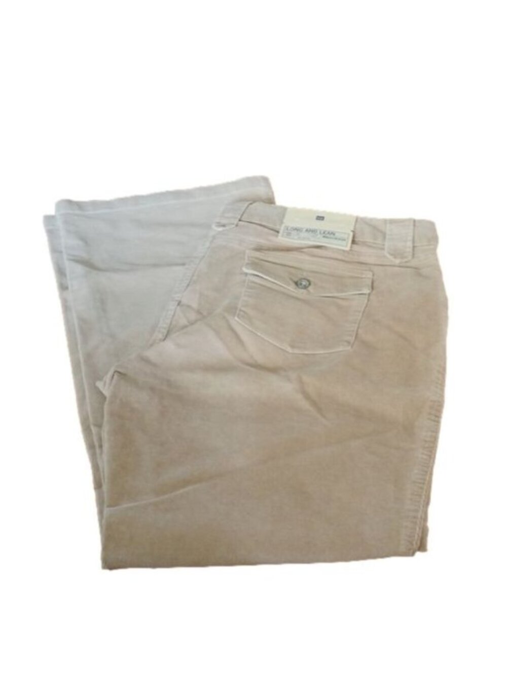 Gap Long & Lean Corduroy Flare Pants Jeans, Tan, Size 20
